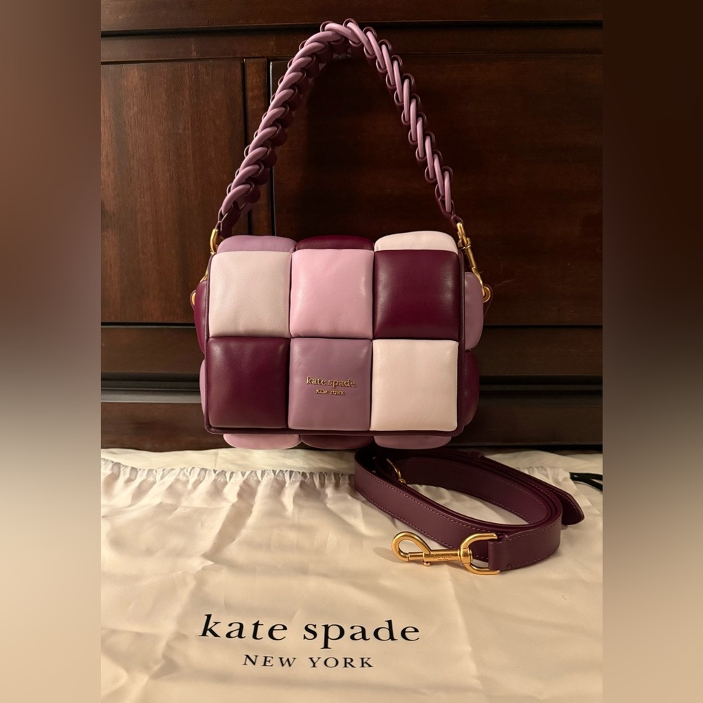 Kate Spade Purple Agate Boxxy Bag Color-Block